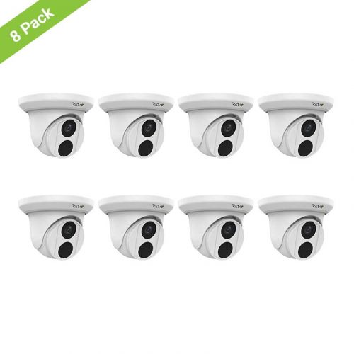 REVO ULTRA 5MP Starlight Indoor/Outdoor Fixed Lens Turret Camera w/ 100' CAT5e Cable (Pack of 8)