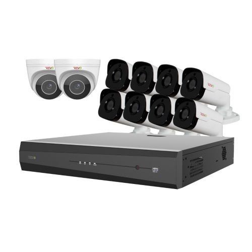 Ultra HD Plus 16 Ch. NVR Surveillance System with 10 Audio Capable Cameras