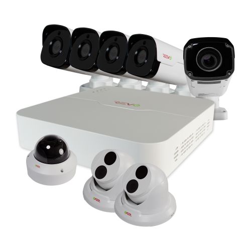 Revo Ultra™ HD 8 Ch. Home surveillance System with 8 Security Cameras